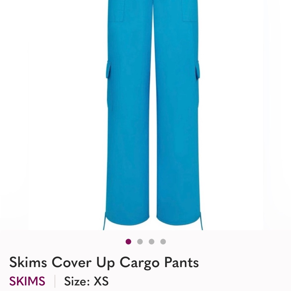 SKIMS Vibrant Blue Cargo Pants